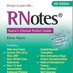 RNotes Nurse's Clinical Pocket Guide 4th Edition